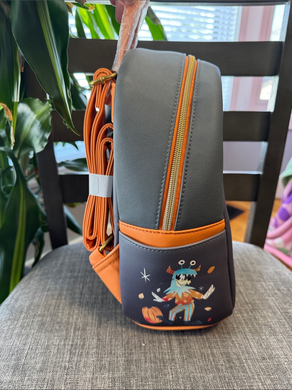 Loungefly Disney Mickey And Friends Halloween Bash Mini Backpack-NEW - Picture 2 of 6